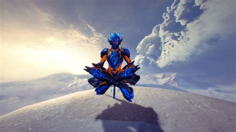 Floating Wukong Prime with Son Goku inspired colors : r/Warframe