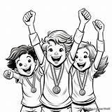 Olympic Medals Coloring Pages sketch template