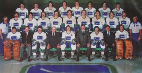 Vancouver Canucks Team Photo 1977 | HockeyGods