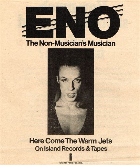 Vintage Ad: Eno - The Non-Musician's Musician | A classic al… | Flickr