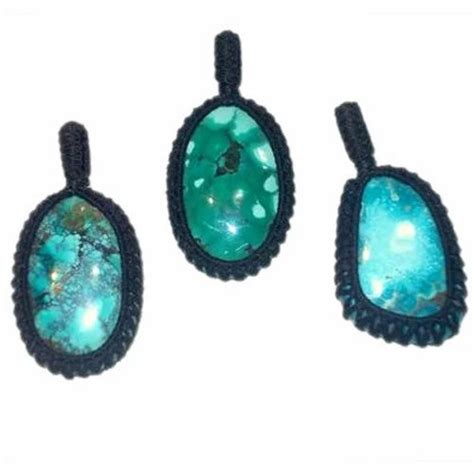 Turquoise Stone Pendant at best price in Jaipur by K.G.N. Gem Stone | ID: 4855865730