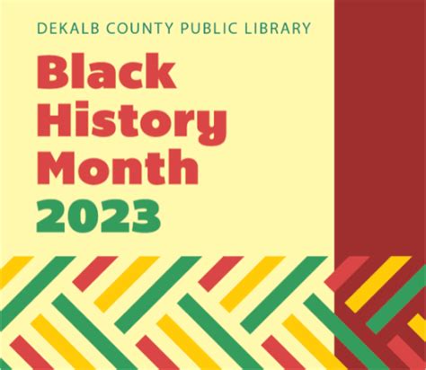 DeKalb County Public Library celebrates Black History Month with free exhibits, events ...