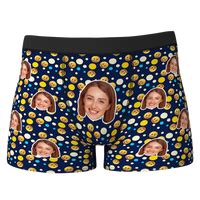 Men's Custom Face Colorful Boxer-Lover XS/S/M/L/XL/XXL/XXXL Size&Multiple Colour Available ...