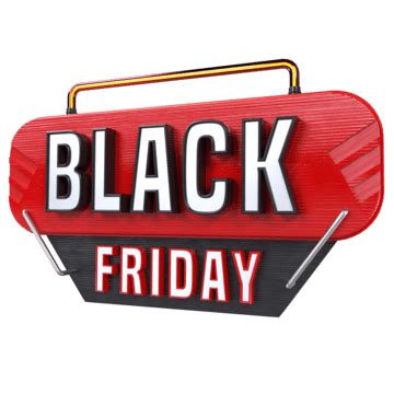 3d Black Friday Logo For Composition, Black Friday Logo, Neon Frames, Neon Lights PNG ...