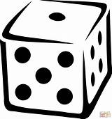 Dice Template Pinclipart Sketch Coloring Page sketch template