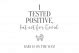 Positive Pregnancy Test Wine Label