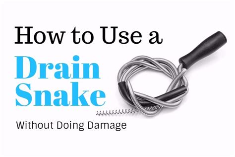 Here’s How to Use A Drain Snake Without Doing Damage - Worry Free ...