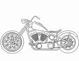 Motorcycle Coloring Pages To Print sketch template