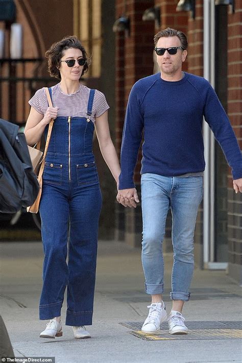 Flipboard: Ewan McGregor, 48, and girlfriend Mary Elizabeth Winstead, 34, stroll hand-in-hand as ...