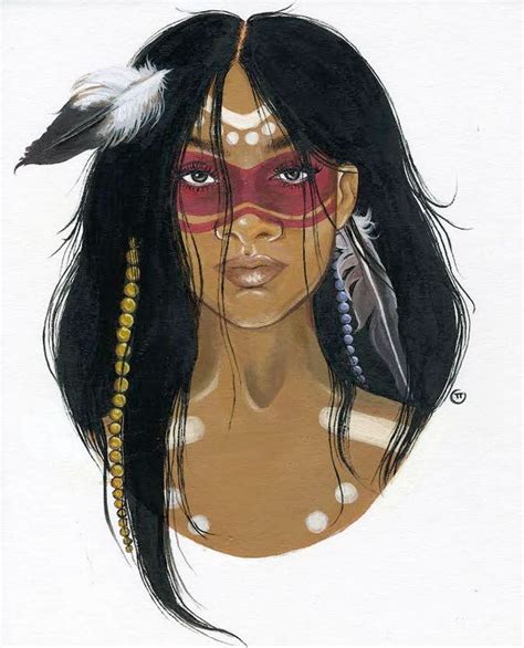 Puerto Rican Taino Warrior Native tattoo design, acrylic painting original art print | Tatouages ...