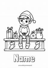 Coloring Page No3623  Christmas elves Elves coloring Pages sketch template