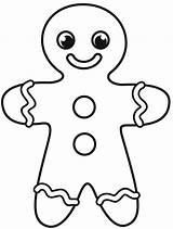 Gingerbread Man coloring Page  ColouringPages sketch template
