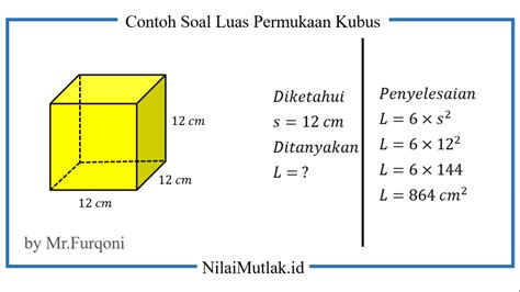 Soal Menghitung Luas Permukaan Kubus Adalah - IMAGESEE