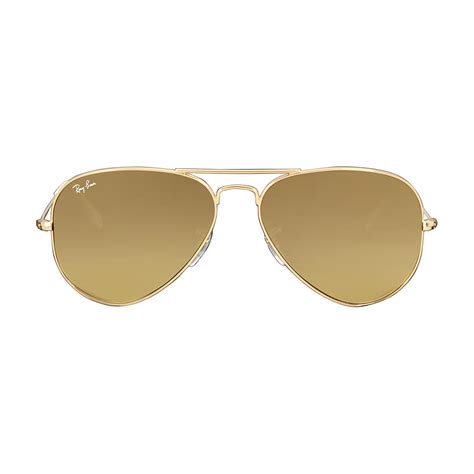 Ray-Ban Aviator Gold 58 mm Metal Frame Unisex Sunglasses RB3025 | eBay
