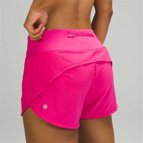 lululemon sonic pink shorts