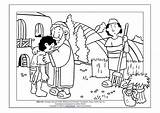 The Prodigal Son Coloring Pages sketch template