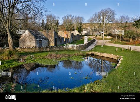 Tyneham Village Abandoned in WW2 Dorset; UK Stock Photo, Royalty Free Image: 78103624 - Alamy