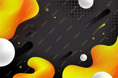 Premium Vector | Black banner with yellow background