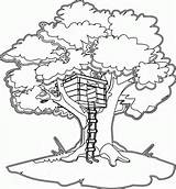 Free Tree House Coloring Pages  Home sketch template