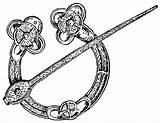 Brooch  ClipArt ETC sketch template