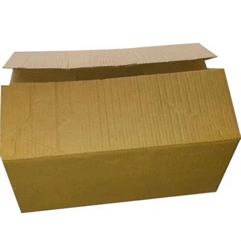 Brown Cardboard Packaging Box at Rs 6/piece | Corrugated Box in New ...