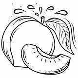 Peaches Coloring Pages Printable For Free Download sketch template