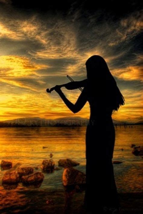 Image result for girl playing violin silhouette (With images) | Music ...