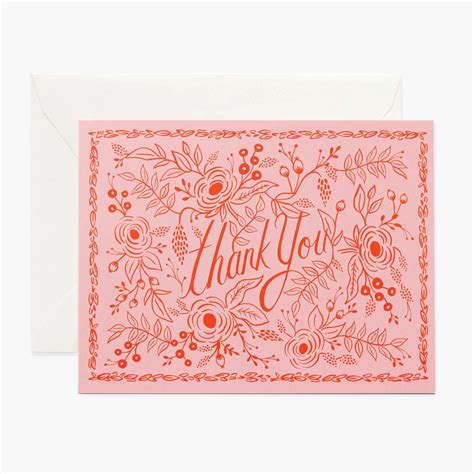 Rosé Thank You Card – Pigment