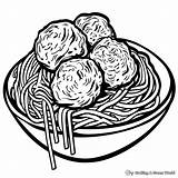 Spaghetti Coloring Pages  Free & Printable sketch template