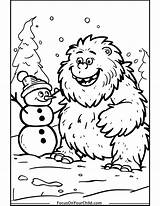 50  Yeti Coloring Pages Free PDF Printables sketch template