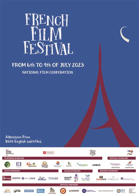 French Film Festival 2023 - French Spring Festival 2023 - La France à Sri Lanka et aux Maldives