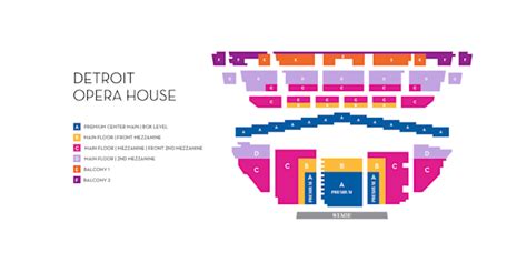 Seating Charts | Tickets | Broadway in Detroit