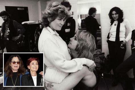 Sharon Osbourne shares cute throwback snap of husband Ozzy hugging her backstage in the 80s