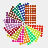 Colored dots stickers 3/4" inch, 13 Colors Sticker Dot 19mm 3/4 inch, 520 Pack by Royal Green ...