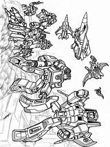 Decepticon coloring Pages sketch template