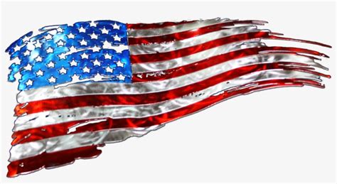 Tattered American Flag Png Picture Transparent Library - Transparent ...