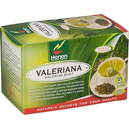 Valerian Root Tea (Valeriana) - 25 Tea Bags of Valerian Root – Herbal ...
