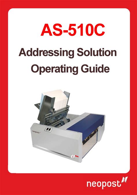 NEOPOST HJ510C OPERATING MANUAL Pdf Download | ManualsLib