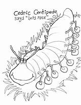 Centipede Coloring Page Coloringcrewcom Sketch sketch template