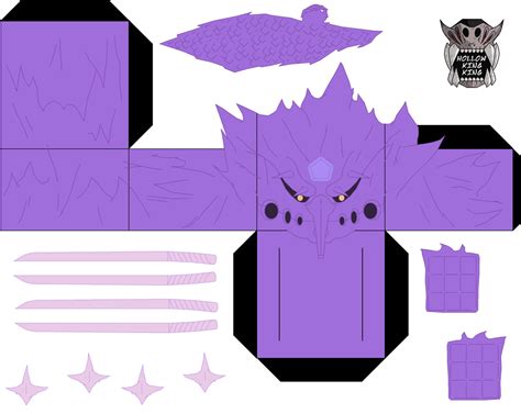 Sasuke Final Susanoo Paper Toy | Free Printable Papercraft Templates