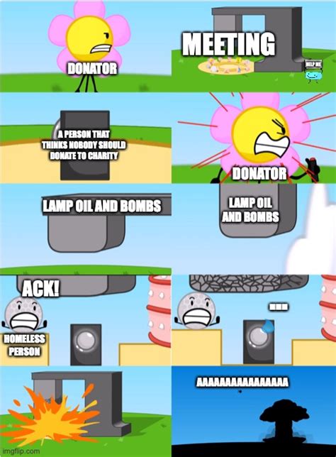 bfdi flower s announcer crusher Memes & GIFs - Imgflip