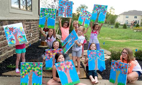Kids Paint Party Pictures