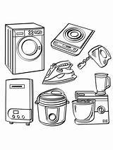 Washer And Dryer Pages Coloring sketch template