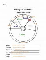 Liturgical Calendar Catholic Coloring Page Pages Sketch Coloring sketch template