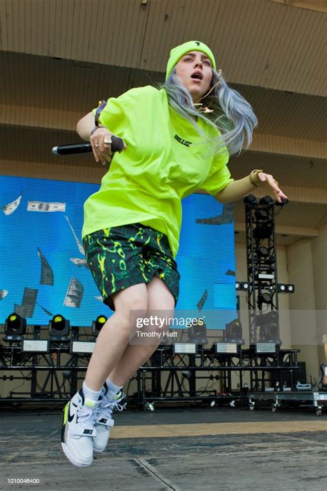 Billie Eilish performs on day one of Lollapalooza at Grant Park on... News Photo - Getty Images