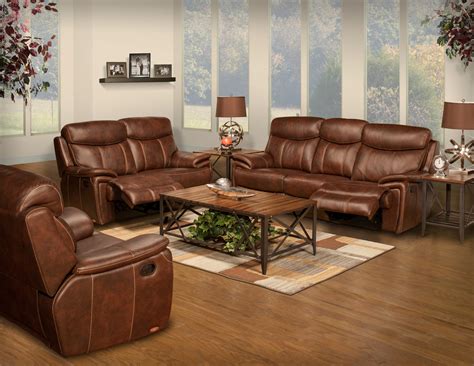 Legend Brown Top Grain Leather Reclining Sofa - CB Furniture