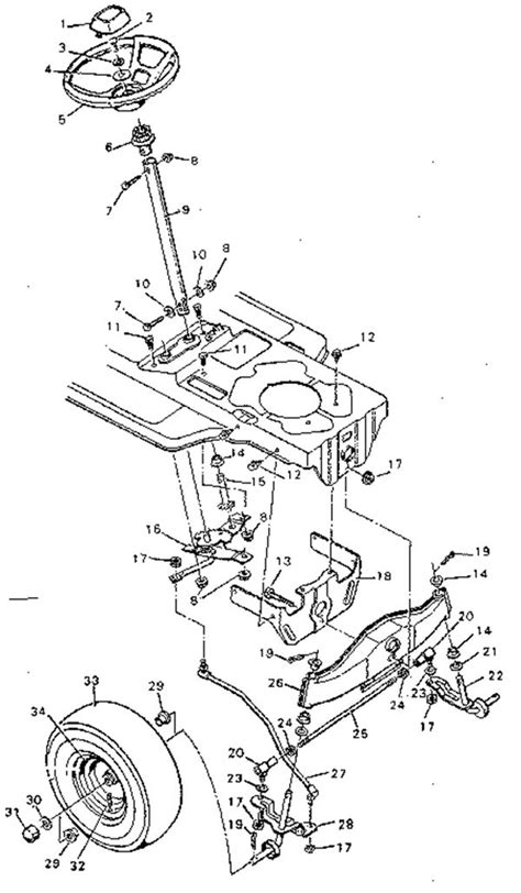 Craftsman Lt2000 Steering Diagram