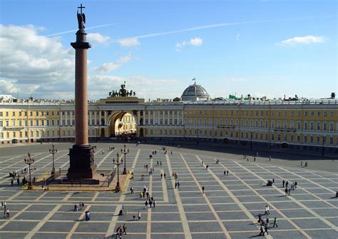 Significance Palace Square, St. Petersburg, Russia ~ Great Panorama Picture