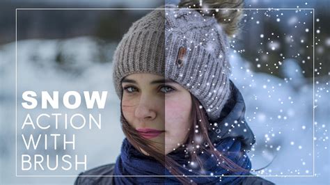 How to Create Snow in Photoshop with Action Brush - PSDESIRE