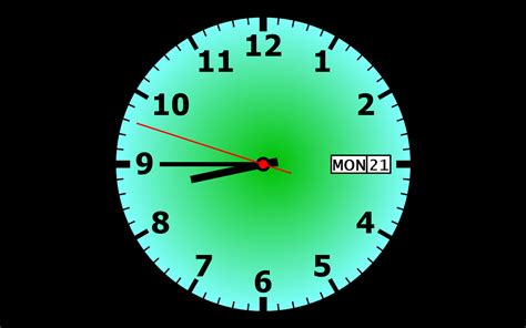 How to get an analog clock on windows 10 desktop - kkfaher